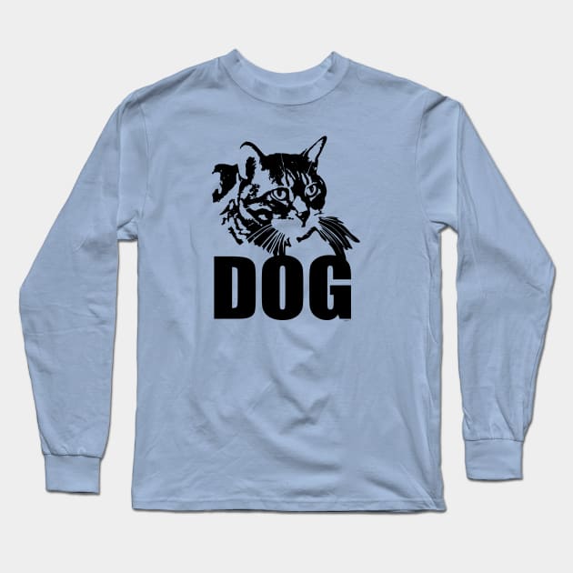 Dog T-shirt Long Sleeve T-Shirt by NDeV Design